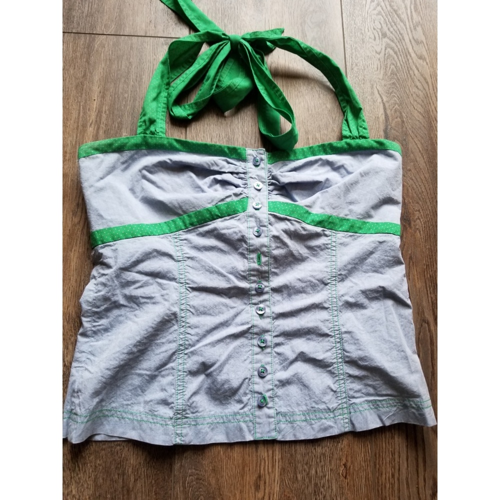 Fei chambray halter top.